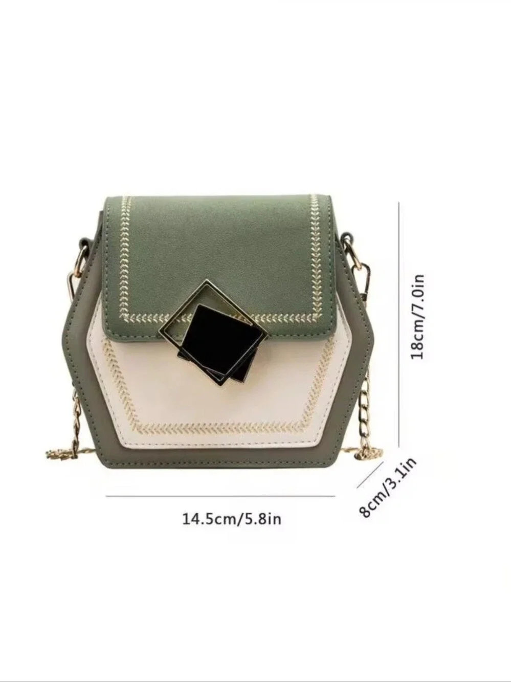 Fashionable Niche Design One Shoulder Bag, New Versatile Small Square Crossbody